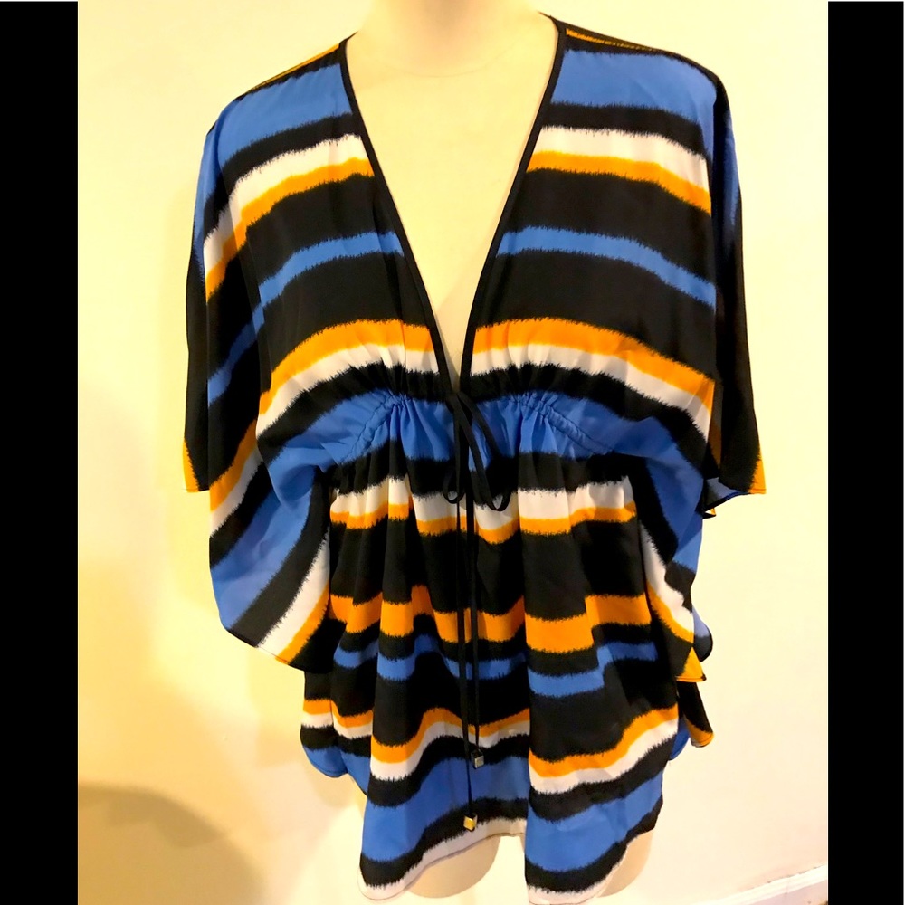 Michael Kors Stripe Top NWOT